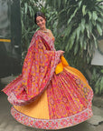 Mustard Heritage Patola Lehenga