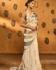 Rainbow Muse Gota Saree