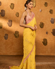 Yellow Bloom Keeper Saree