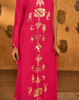Raspberry Wishdrop Kaftan