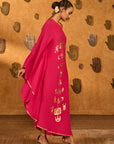 Raspberry Wishdrop Kaftan