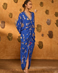 Blue Gilded Folkstone Kaftan