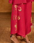 Raspberry Winddrop Kurta Set