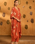 Rust Moon Garden Kurta Set