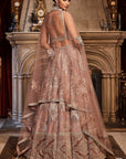French Rose Autumn Lehenga