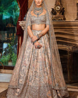 The Ekru Flamingo Lehenga