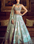 Matsya's Water Lillis Lehenga