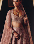 The Tara Lehenga in Tissue