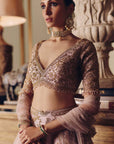 The Sona Kora Gulabi Lehenga