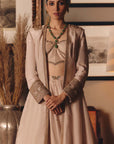 The Aged Ekru Saadgi Lehenga