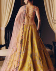 The Flamingo Landscape Lehenga