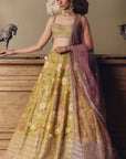 The Roman Bouquet Floral Lehenga