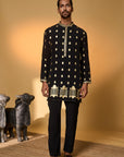 Black Turtle Tale Kurta Set