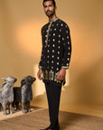 Black Turtle Tale Kurta Set