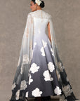 Monochrome Gulaab Gown Set