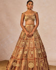 Zard Sitara Lehenga