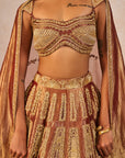 Zard Sitara Lehenga