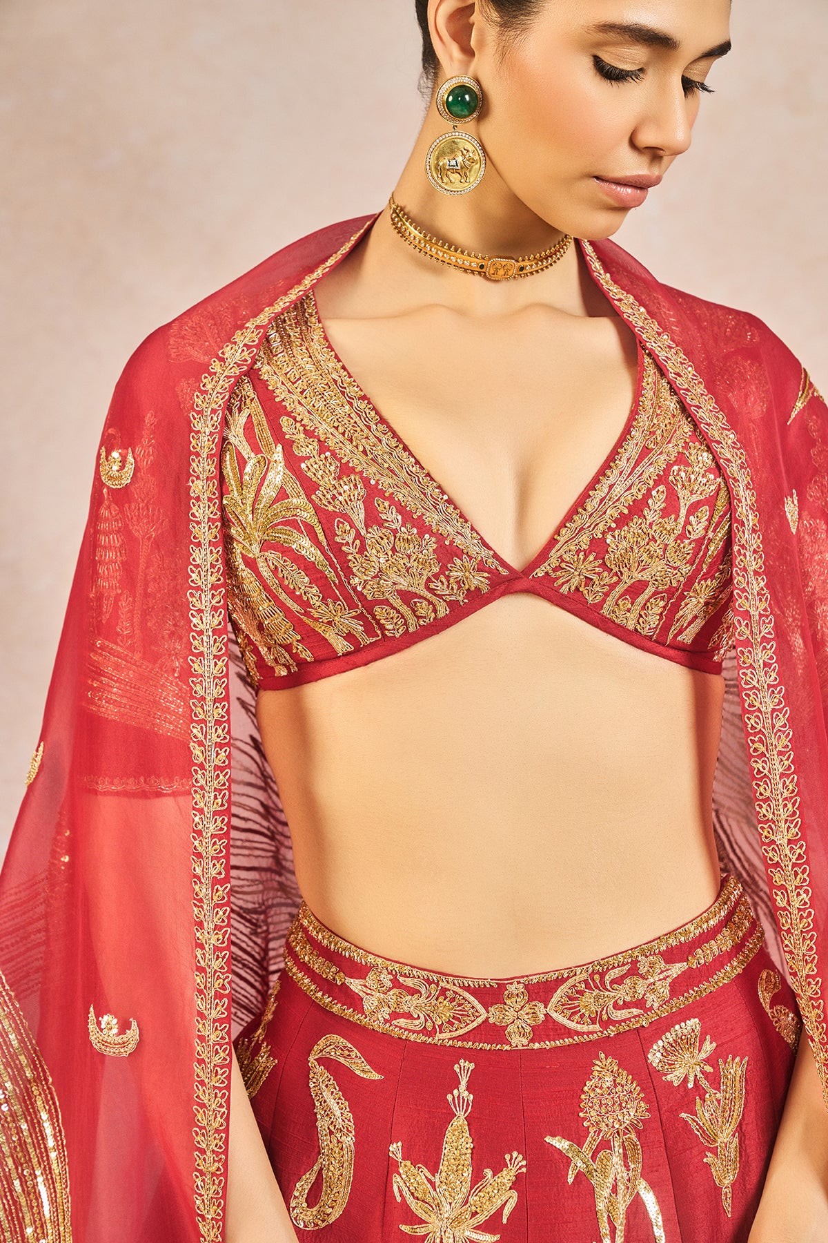 Mehakasa Paigaam Lehenga
