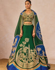 Mehendi Rachke Lehenga