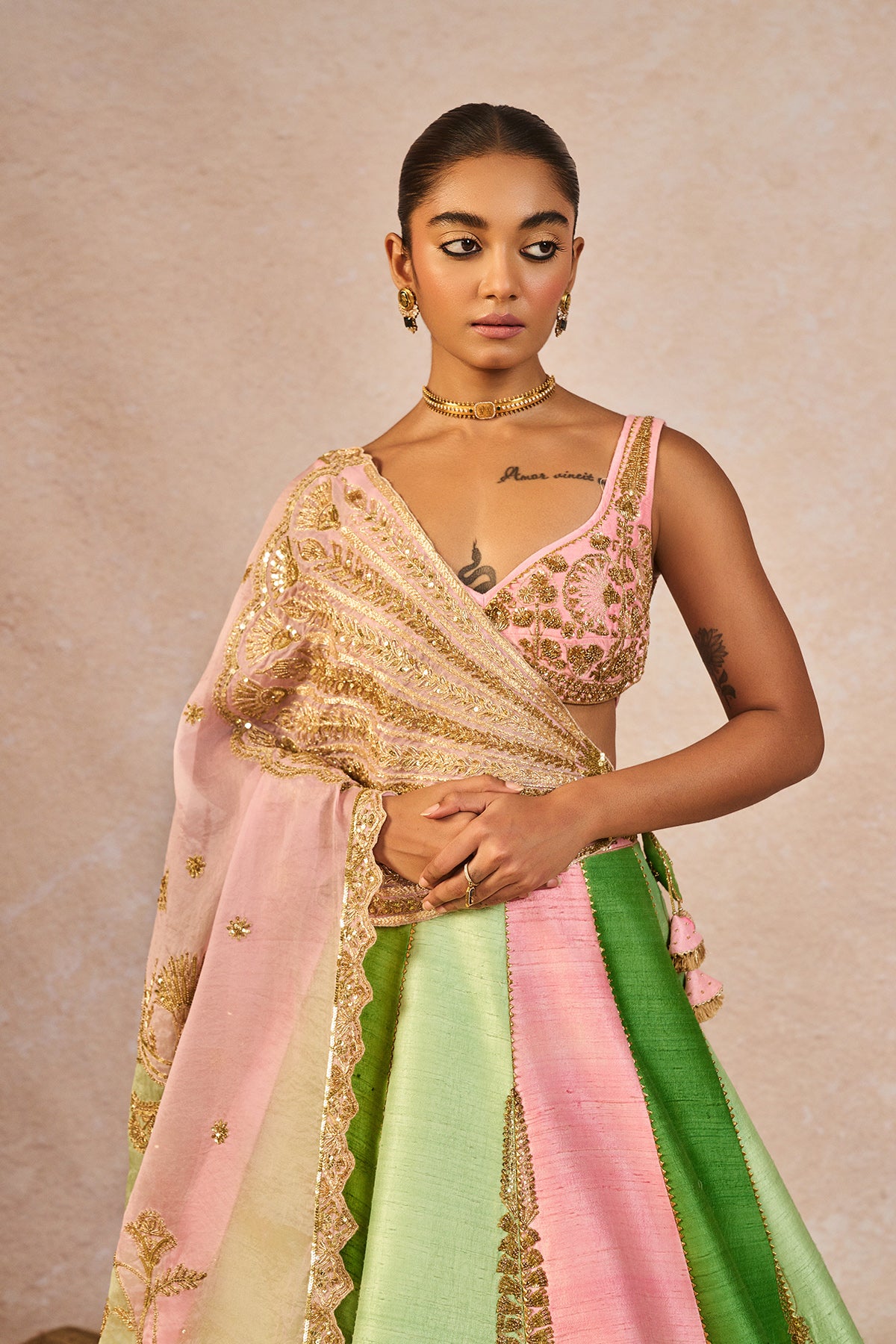 Gulposh Lehenga