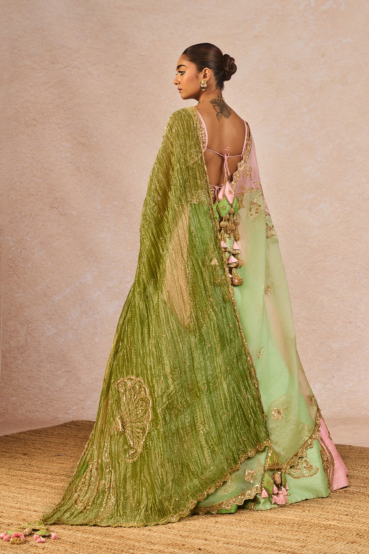 Gulposh Lehenga