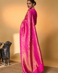 Rani Chaand Chaukor Saree