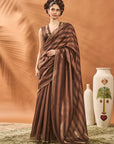 Mocha Mosaic Saree