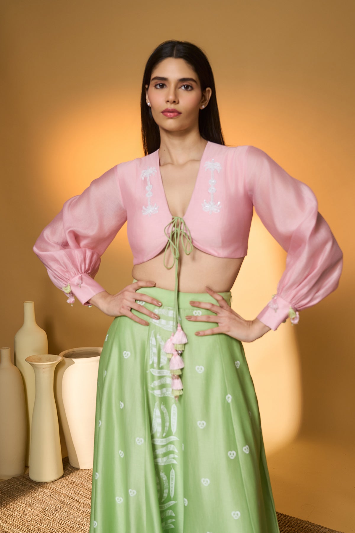 Totem Pod On Lunar Aisle Skirt Set