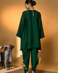 Bottle Green Kurta Set