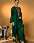 Bottle Green Kurta Set