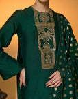 Bottle Green Kurta Set