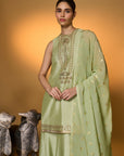 Mint Rose Blush Kurta Set