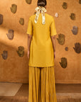 Spiced Ochre Gilded Kettle Kurta Set