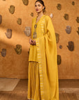 Spiced Ochre Gilded Kettle Kurta Set