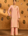 Babypink Crane Dawn Kurta Set