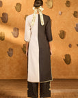 Black Ying Yang Kurta Set