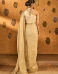 Ivory Moon Garden Tissue Saree
