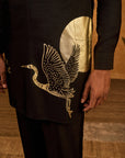 Black Crane Dawn Kurta Set