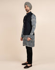 Midnight Blue Nehru Jacket