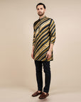 Multicoloured Striped Kurta