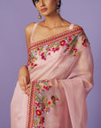 Multi Threadwork Saree Set