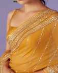 Sequence Border Saree Set