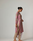 Mud Mauve Multicolor Kurta With Dupatta Set