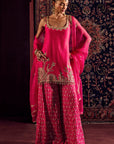 Rani Pink Sharara Set