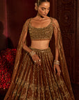 Mocha Goddess Lehenga Set