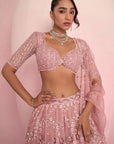 Blush Pink Lehenga Set