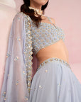 Blue Lehenga Set