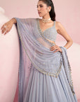 Blue Lehenga Set