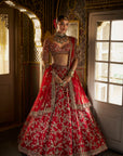 Red Zardosi Lehenga Set
