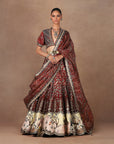 Scarlet Red Lehenga Set | Muraqqa